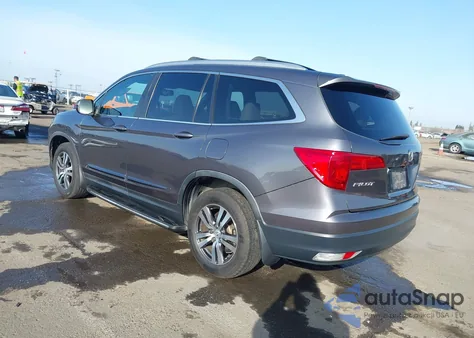 2017 Honda Pilot Ex-L from USA, damaged, VIN 5FNYF6H51HB019495